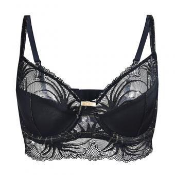 Lace Padded Plunge Bra